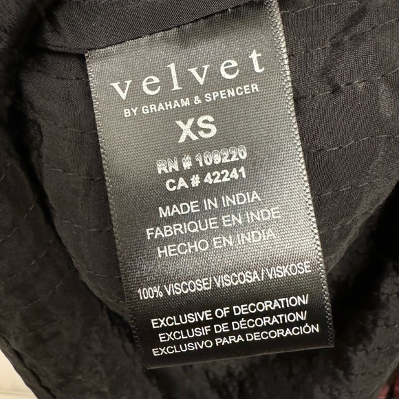 Anthro Velvet Graham & Spencer Black Sequin Tunic Dress NWOT - Picture 6 of 11